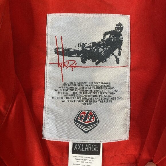 NWT Troy Lee Designs Pit Shirt XXL Full Zip 2 Patches Koup's Cycle Motorcycles - Picture 6 of 11
